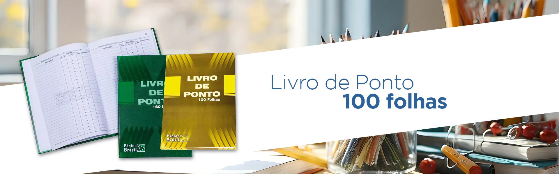 Livro de Ponto 100 Folhas